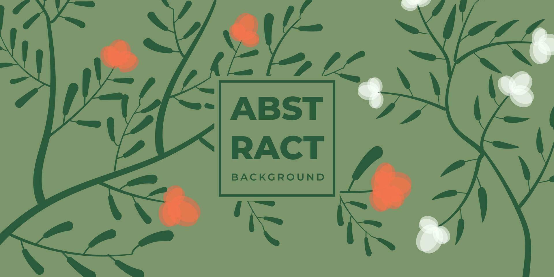 Abstract floral element background. Vector Hand drawn botanical frame, plants element in pastel color. Template for social media post, invitation, greeting card, poster, advertising, event, wall art.