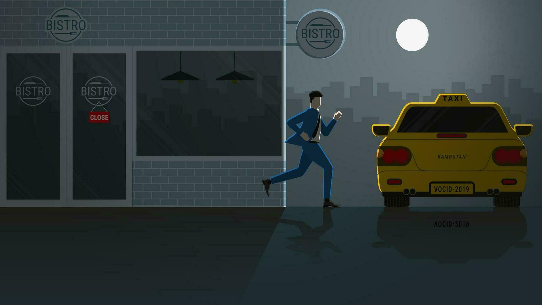 City lifestyle work hard play hard of business people. After Friday night party vector