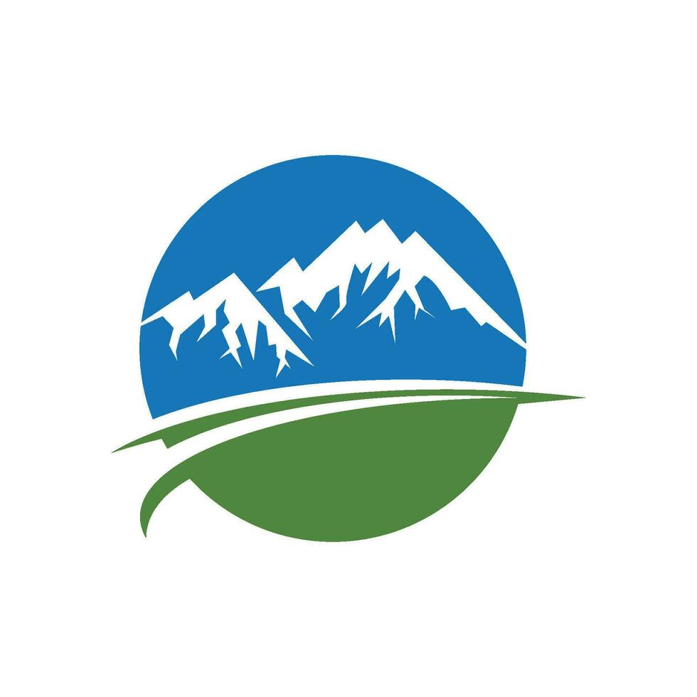 Mountain icon Logo vector