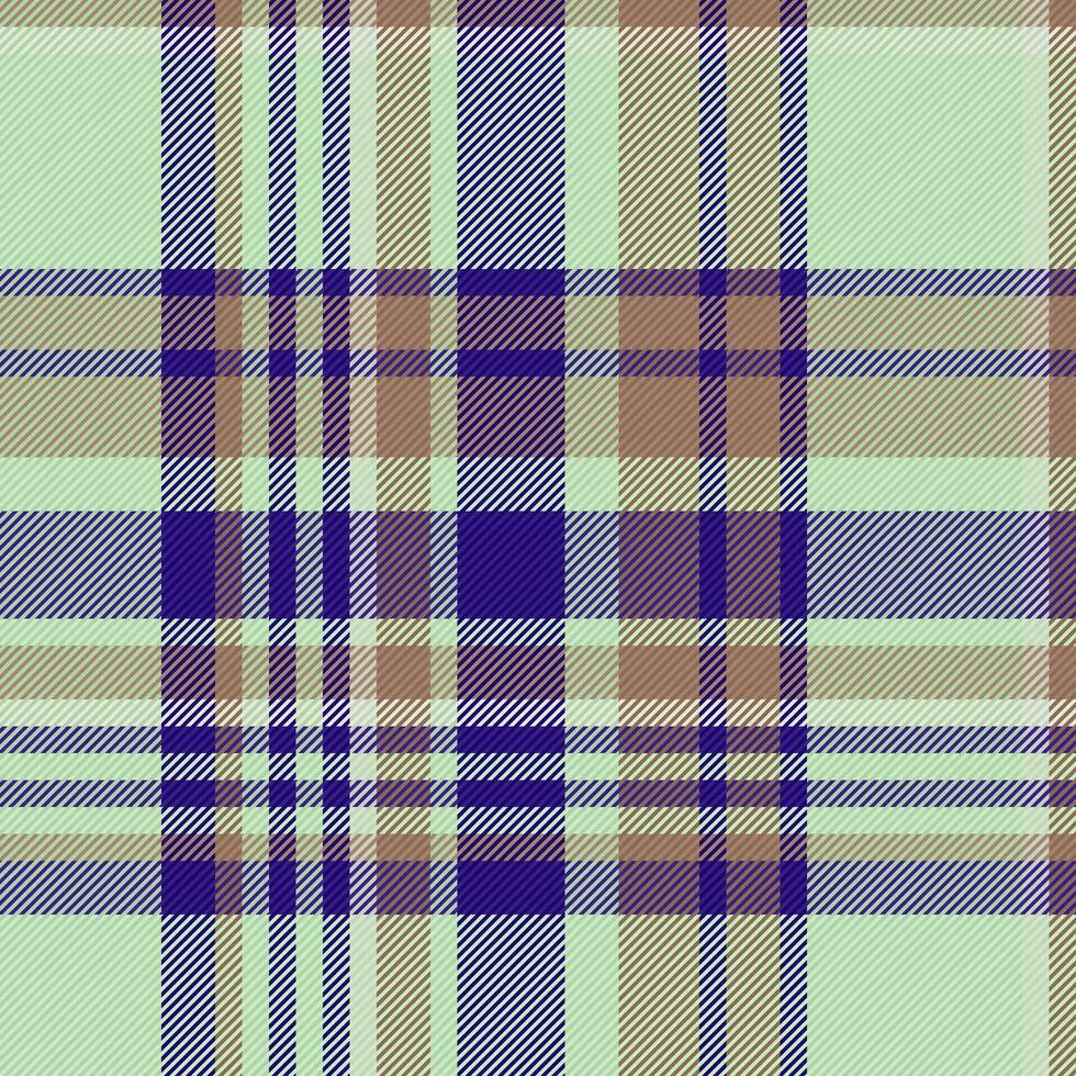 Pattern fabric background of seamless check plaid with a textile texture tartan vector. vector