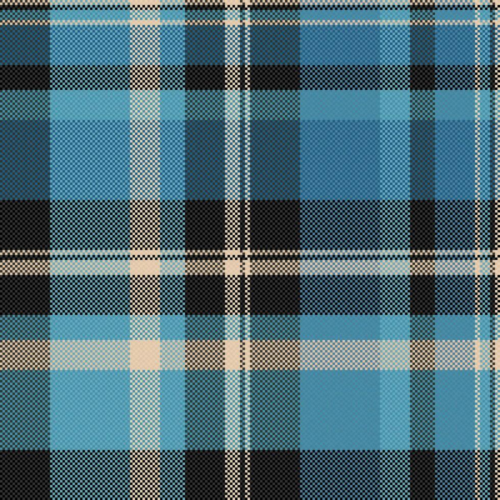 Vector textile fabric of background seamless pattern with a tartan texture check plaid.