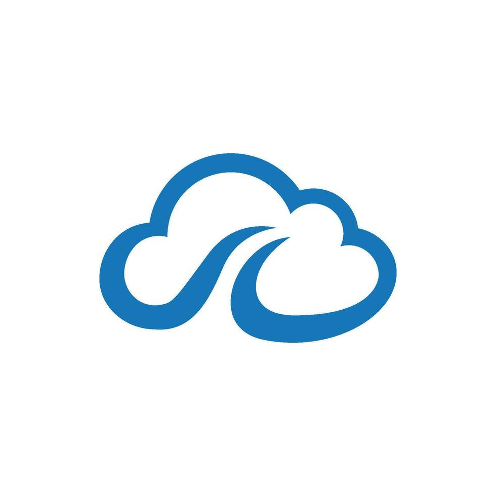 Cloud template vector