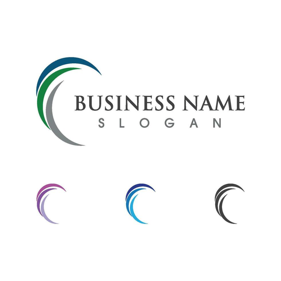 C Letter Logo Template vector