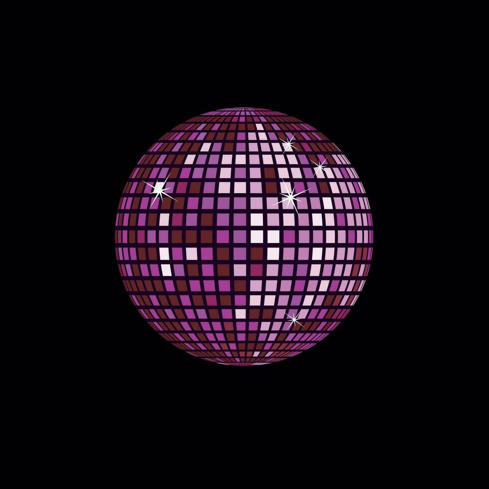 Party disco ball vector