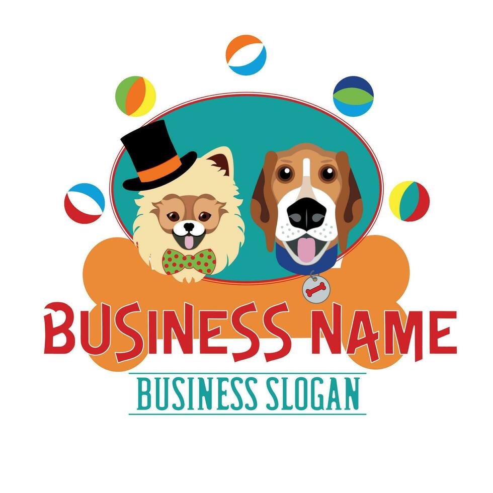 Pet dog service image vector