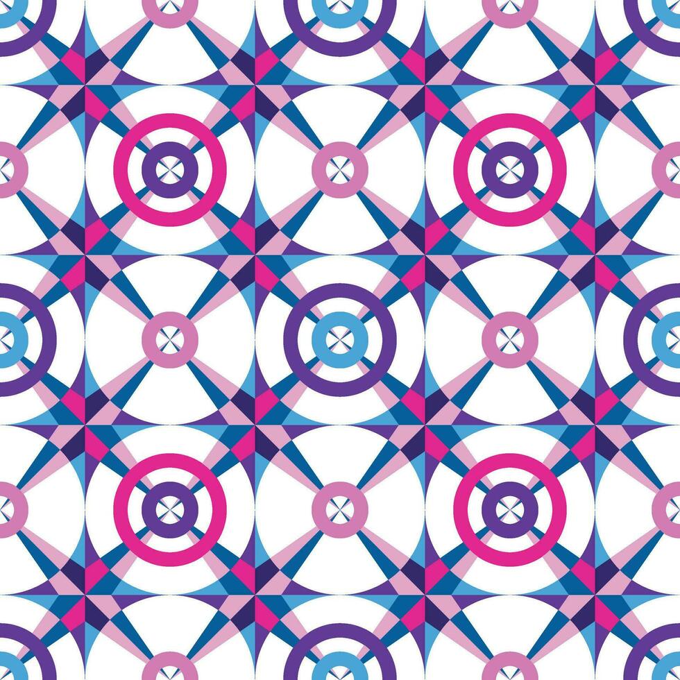 Geometric circular pattern vector