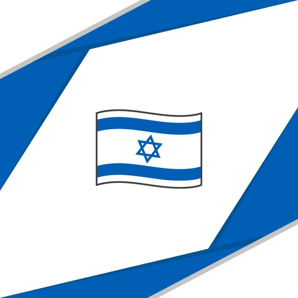 Israel bandera resumen antecedentes diseño modelo. Israel independencia día bandera social medios de comunicación correo. Israel vector