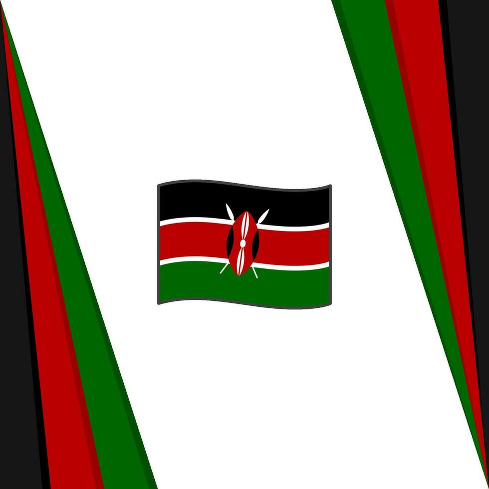 Kenya Flag Abstract Background Design Template. Kenya Independence Day Banner Social Media Post. Kenya Flag vector