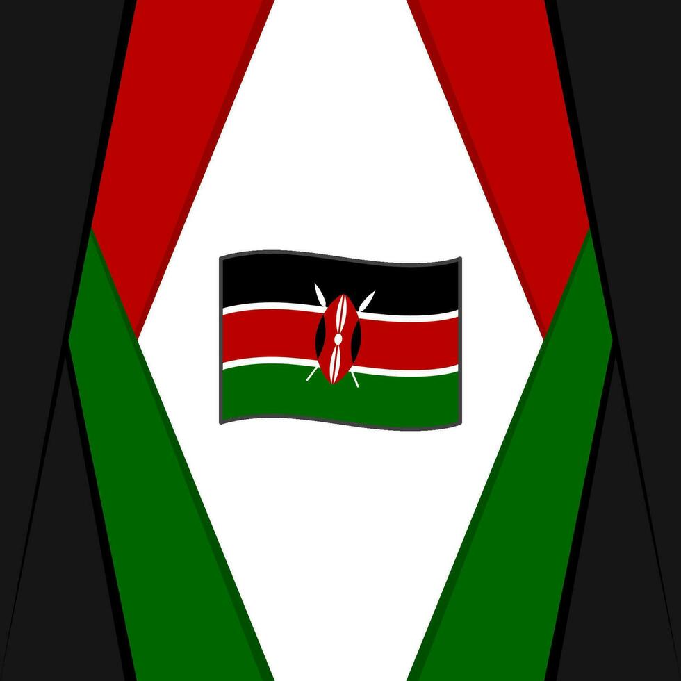 Kenya Flag Abstract Background Design Template. Kenya Independence Day Banner Social Media Post. Kenya Background vector