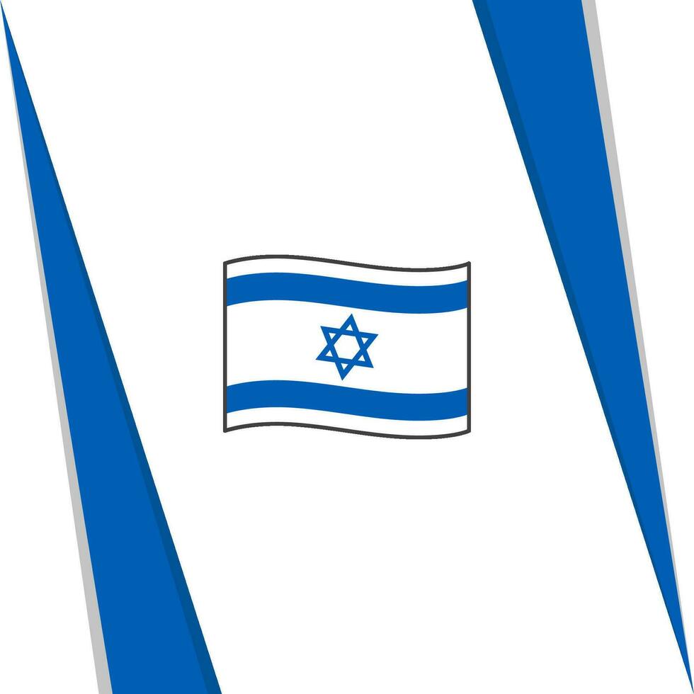 Israel Flag Abstract Background Design Template. Israel Independence Day Banner Social Media Post. Israel Flag vector