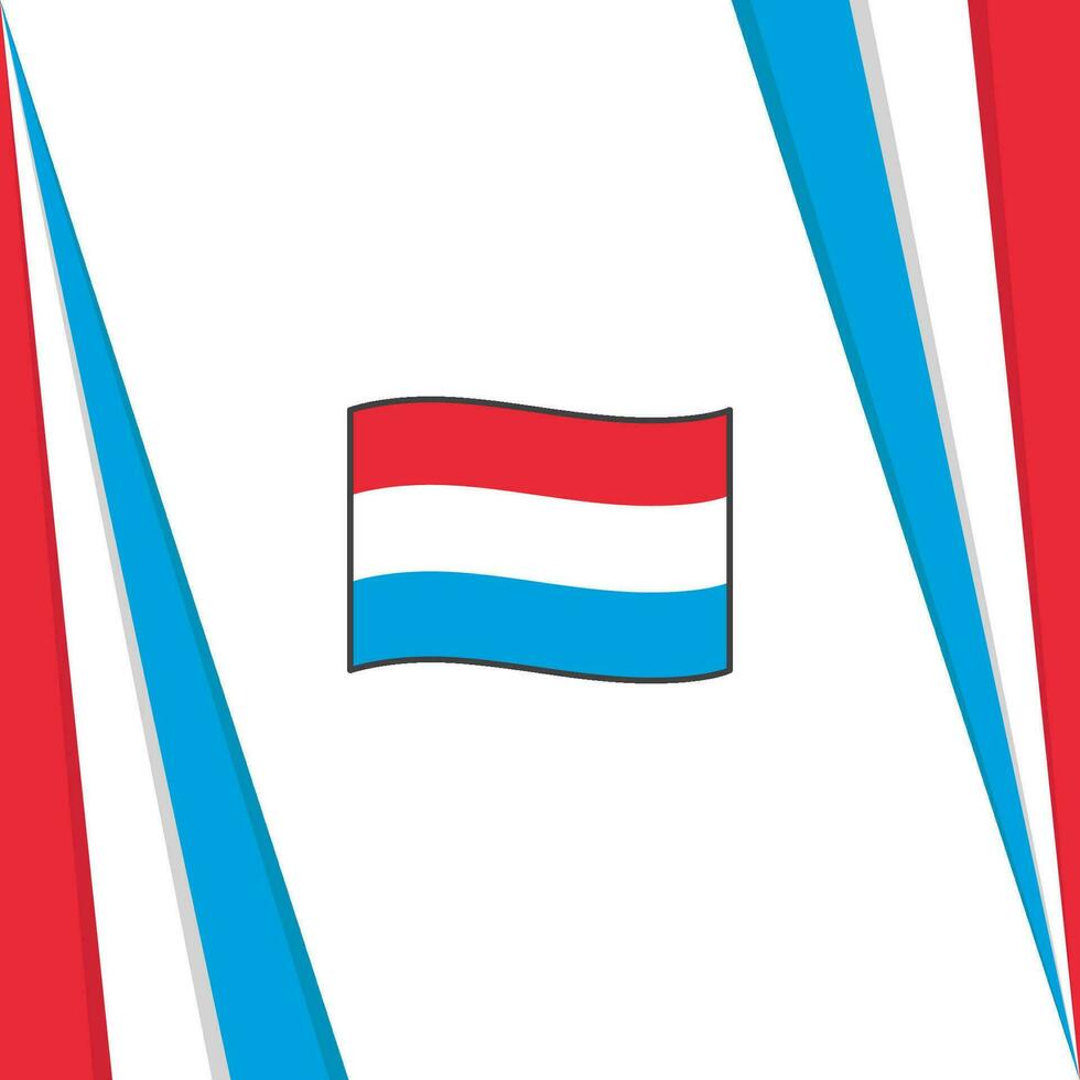 Luxembourg Flag Abstract Background Design Template. Luxembourg Independence Day Banner Social Media Post. Luxembourg Flag vector