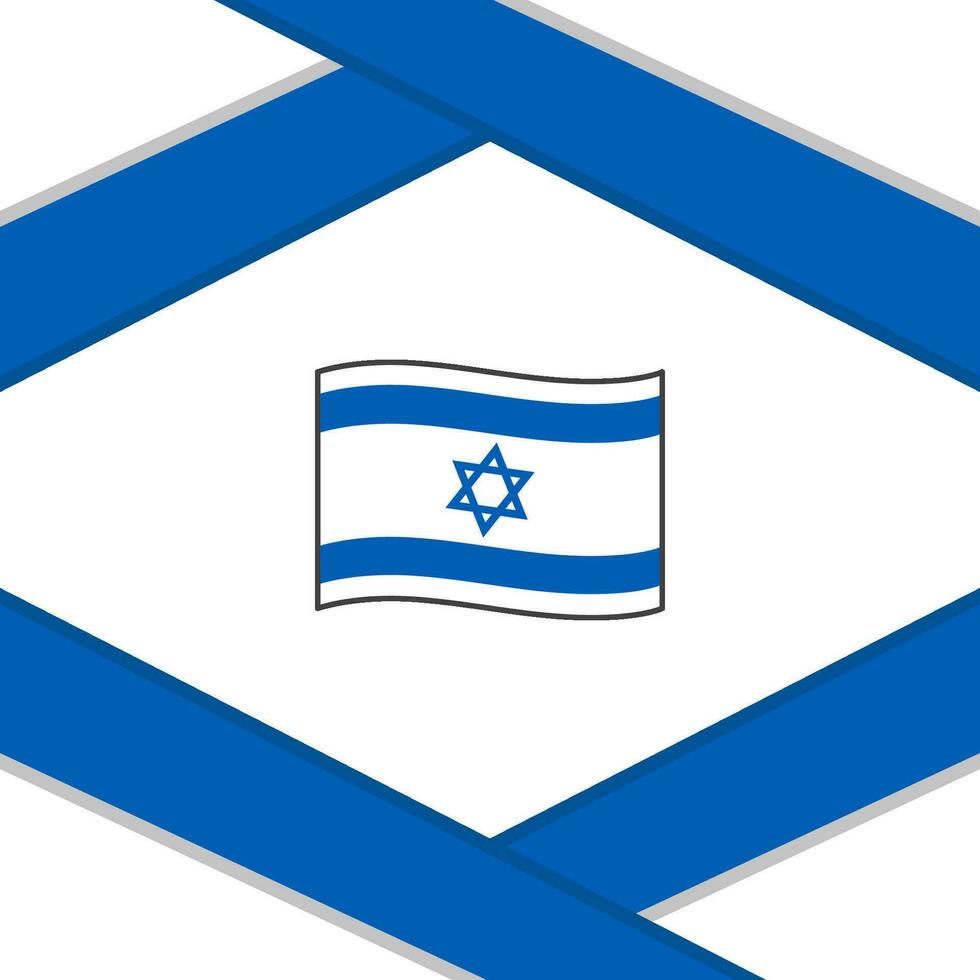 Israel bandera resumen antecedentes diseño modelo. Israel independencia día bandera social medios de comunicación correo. Israel modelo vector