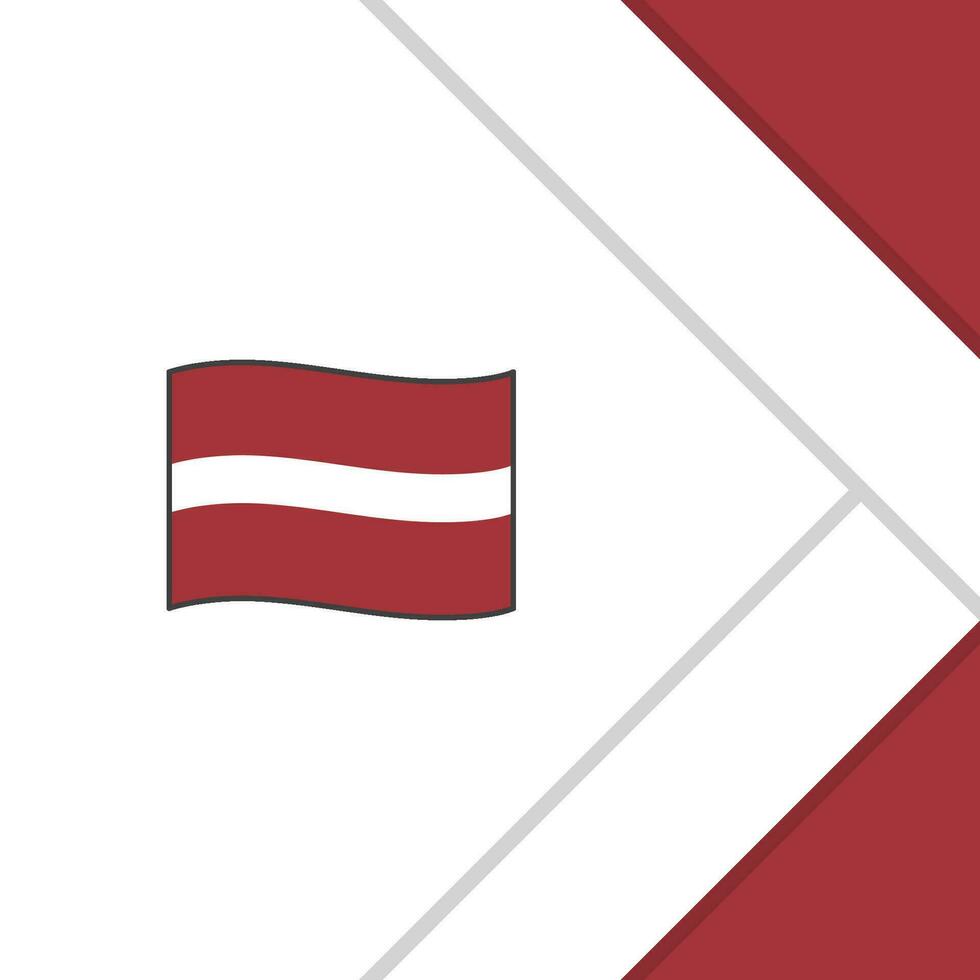 Latvia Flag Abstract Background Design Template. Latvia Independence Day Banner Social Media Post. Latvia Cartoon vector