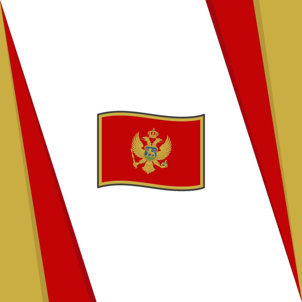 montenegro bandera resumen antecedentes diseño modelo. montenegro independencia día bandera social medios de comunicación correo. montenegro bandera vector