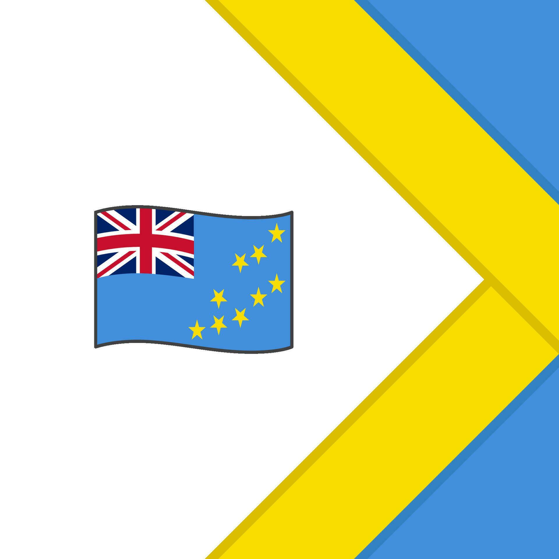Tuvalu Flag Abstract Background Design Template. Tuvalu Independence