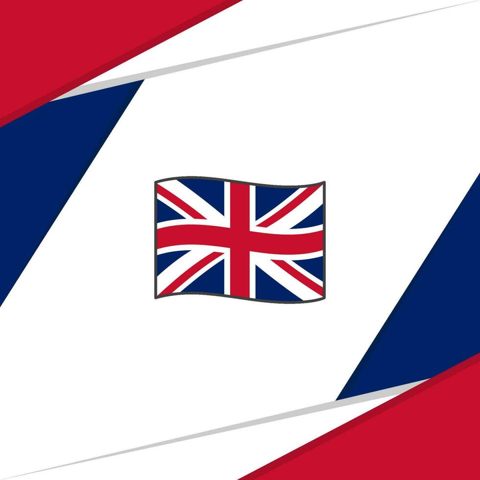 United Kingdom Flag Abstract Background Design Template. United Kingdom Independence Day Banner Social Media Post. United Kingdom vector