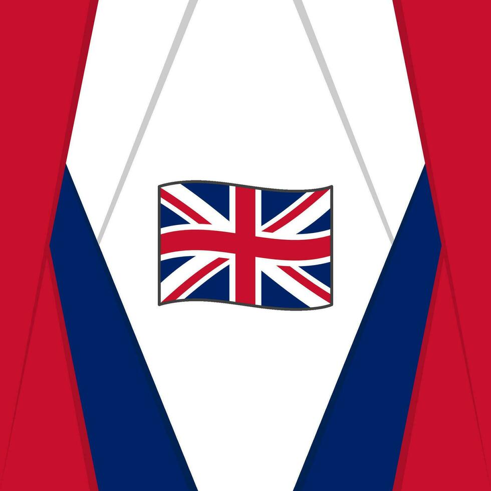 United Kingdom Flag Abstract Background Design Template. United Kingdom Independence Day Banner Social Media Post. United Kingdom Background vector