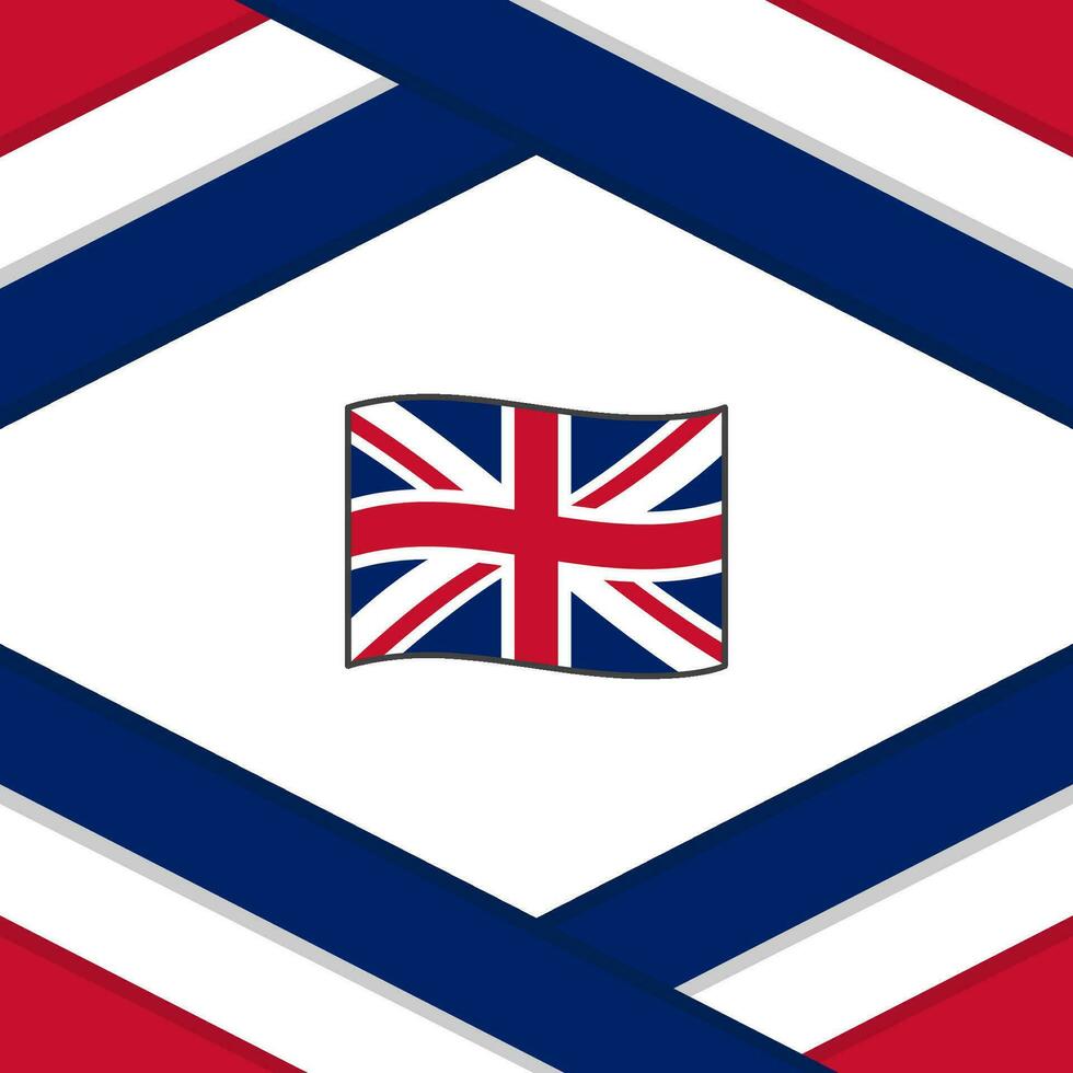 United Kingdom Flag Abstract Background Design Template. United Kingdom Independence Day Banner Social Media Post. United Kingdom Template vector