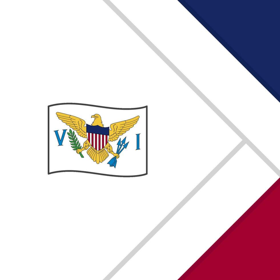 U.S. Virgin Islands Flag Abstract Background Design Template. U.S. Virgin Islands Independence Day Banner Social Media Post. U.S. Virgin Islands Banner vector