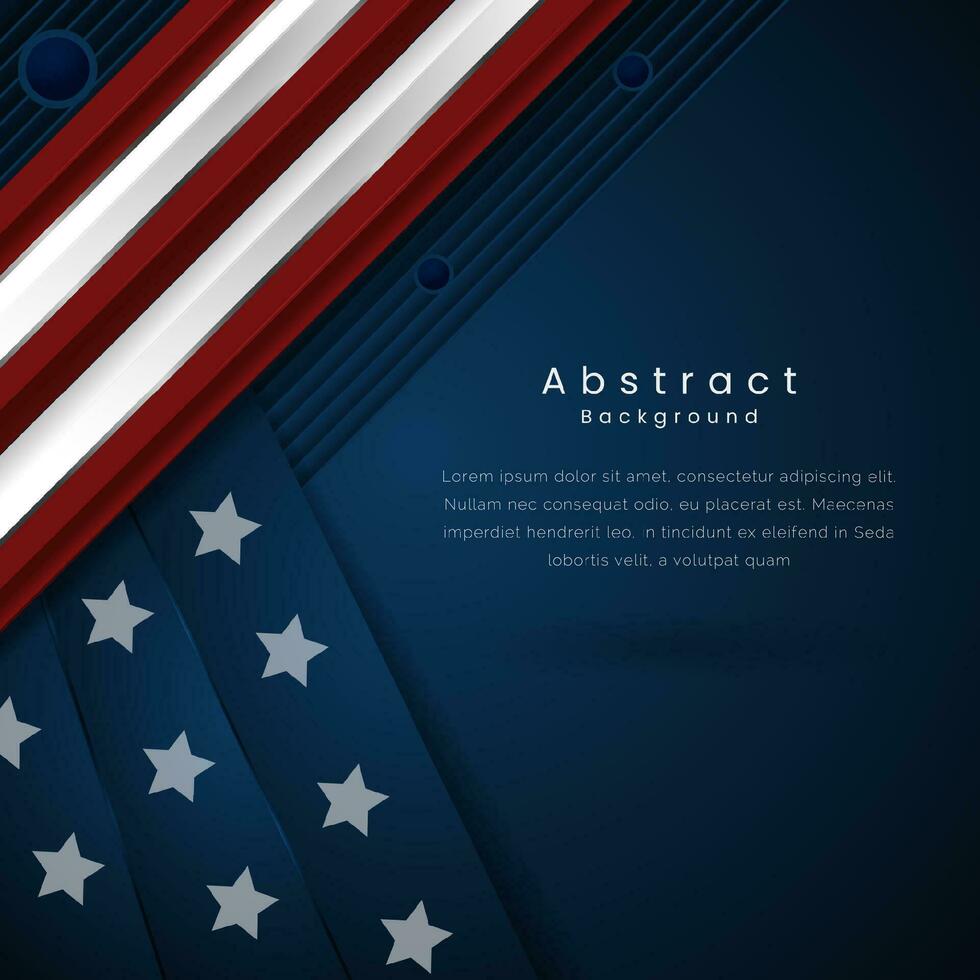 United States of America Background Design vector