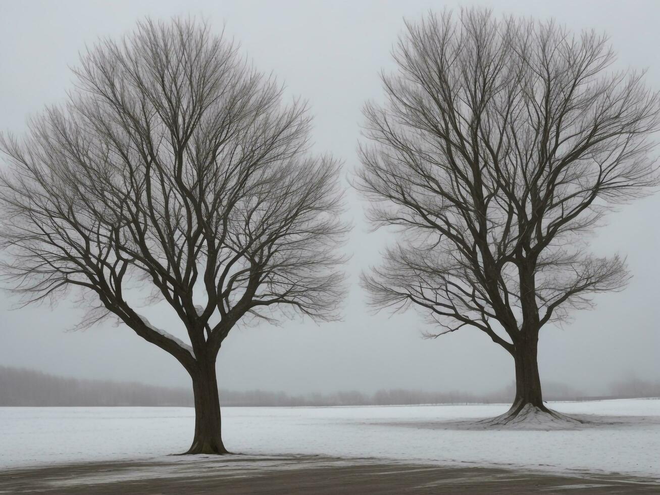 tree beautiful close up image ai generated photo