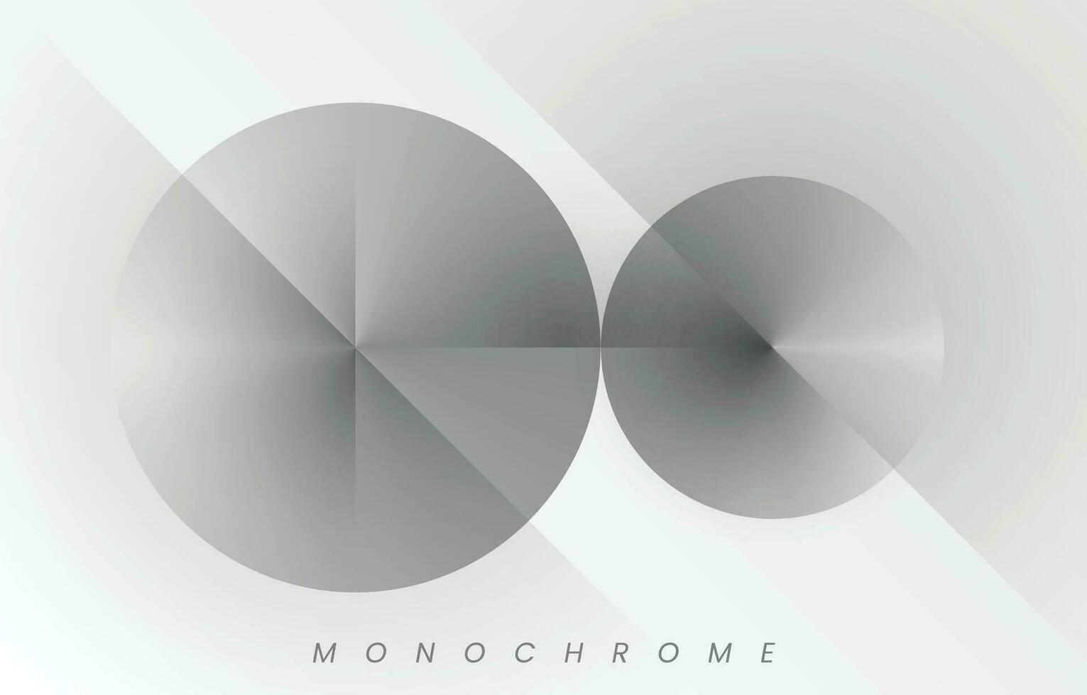 moderno resumen plata o blanco gris círculos antecedentes elegante futurista forma diseño. monocromo concepto vector ilustración. redondo forma