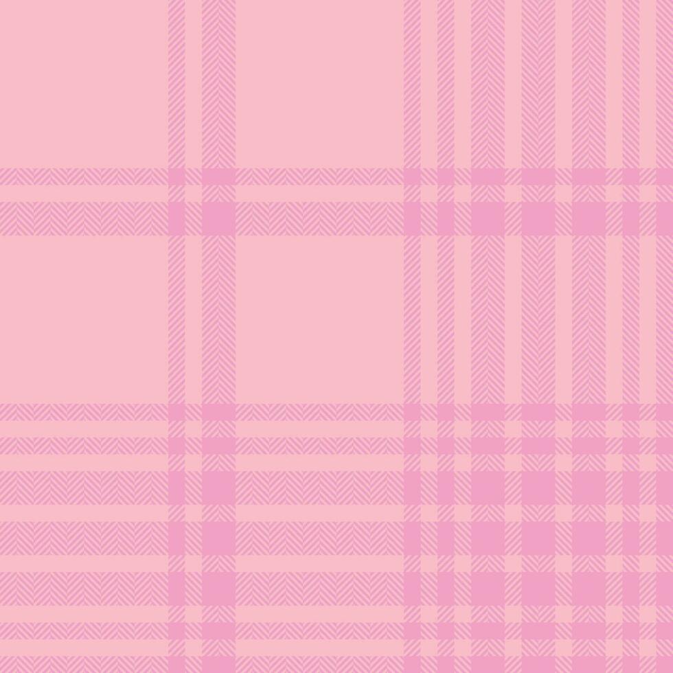 patrón de cuadros a cuadros en rosa. textura de tela sin costuras. estampado textil de tartán. vector