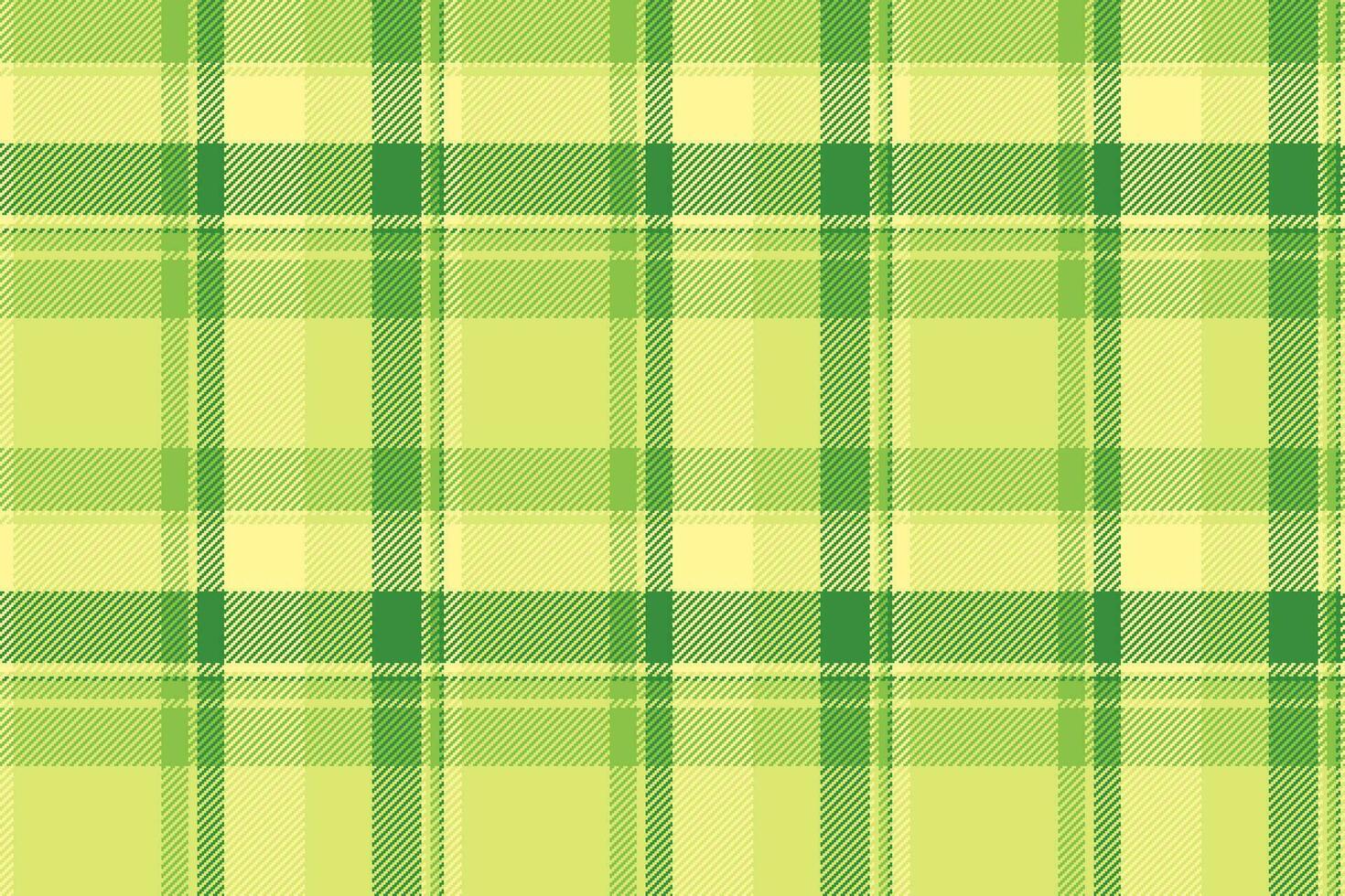 Textile check pattern of fabric seamless vector with a tartan background texture plaid.