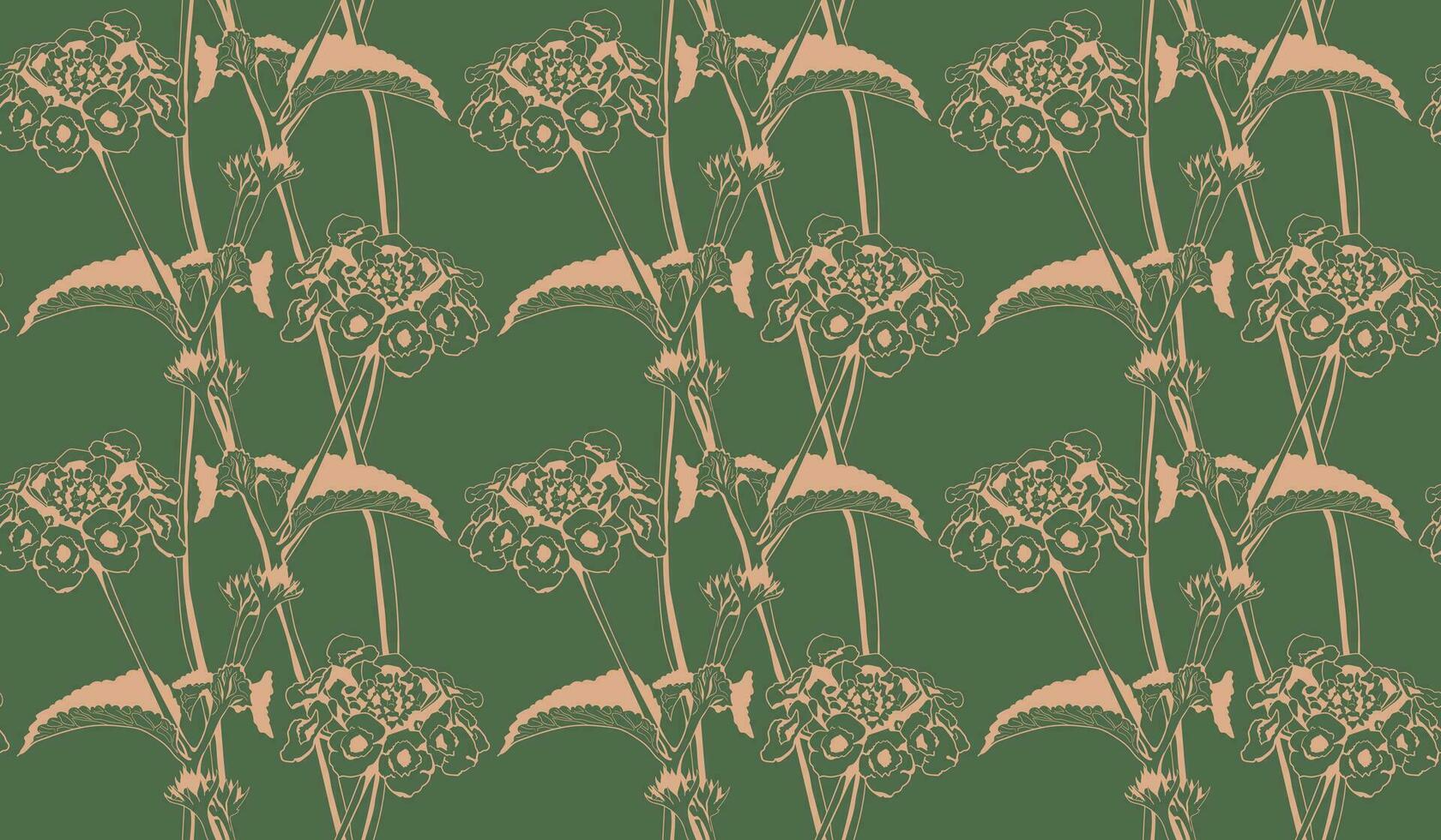 fondo de vector transparente de patrón floral. diseño de papel tapiz de follaje y flores de la naturaleza.