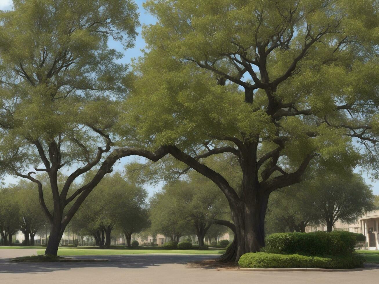 árbol hermosa cerca arriba imagen ai generado foto