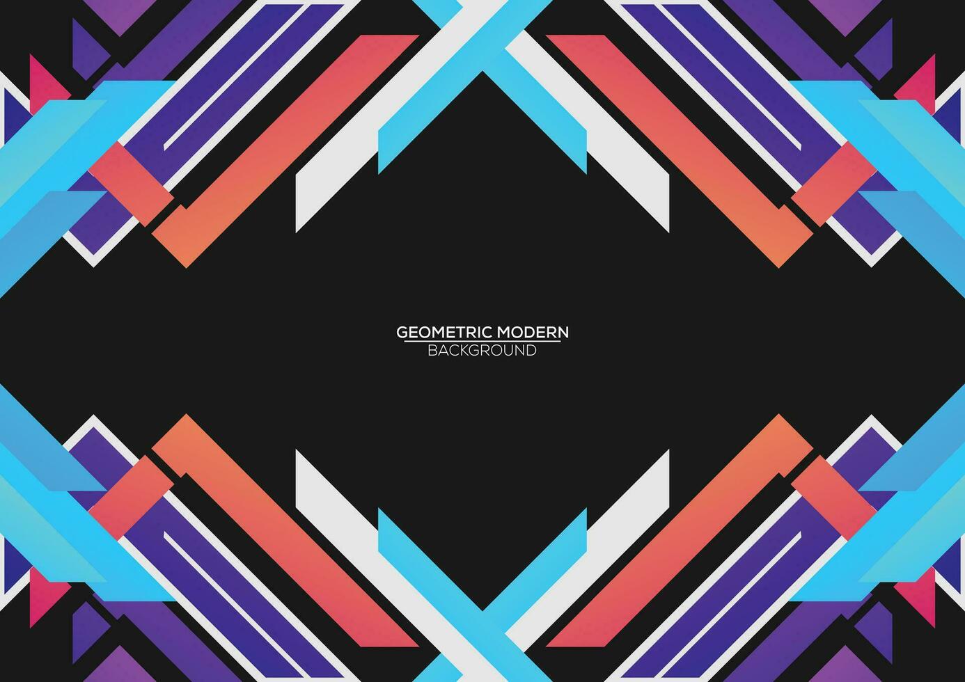 abstract geometric style background design vector