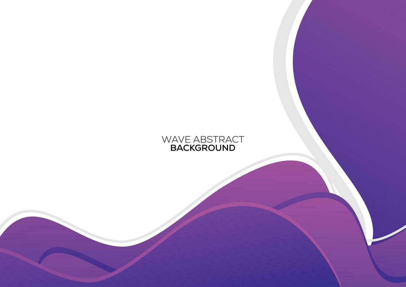 abstract wave purple background presentation vector