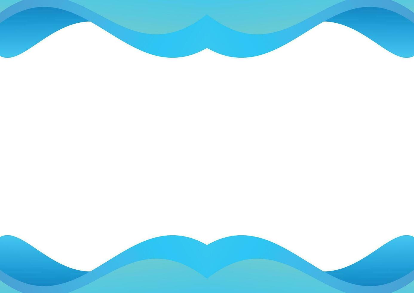abstract wave blue background modern style design vector
