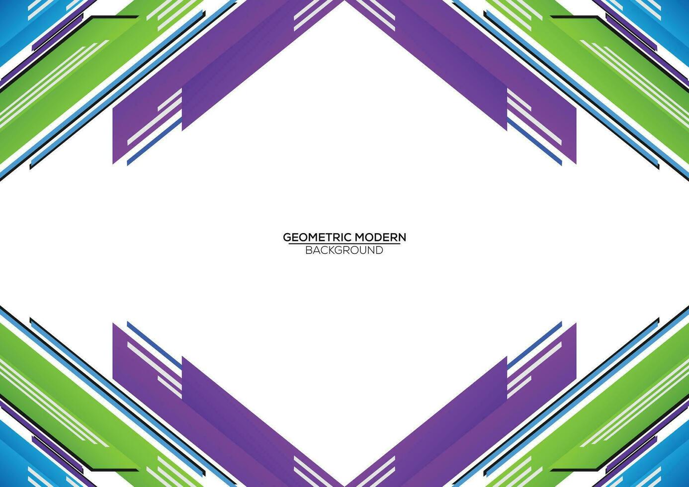 abstract geometric background modern style vector