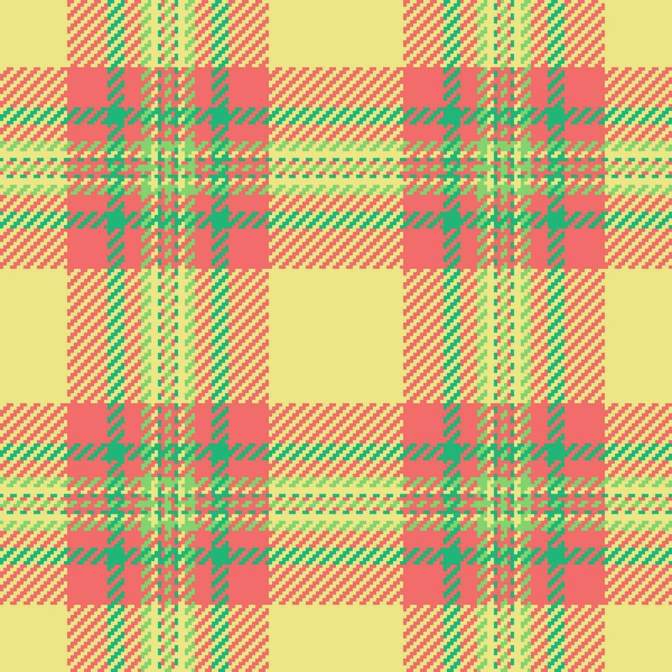 Background texture check of seamless tartan plaid with a pattern fabric textile vector. vector
