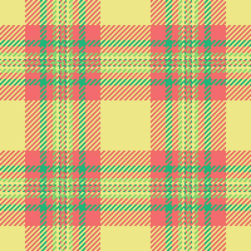 Background texture check of seamless tartan plaid with a pattern fabric textile vector. vector