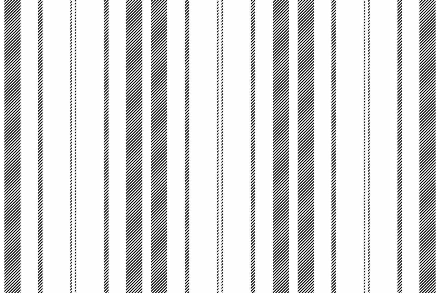 Stripe pattern background of fabric vector texture with a seamless vertical lines textile.