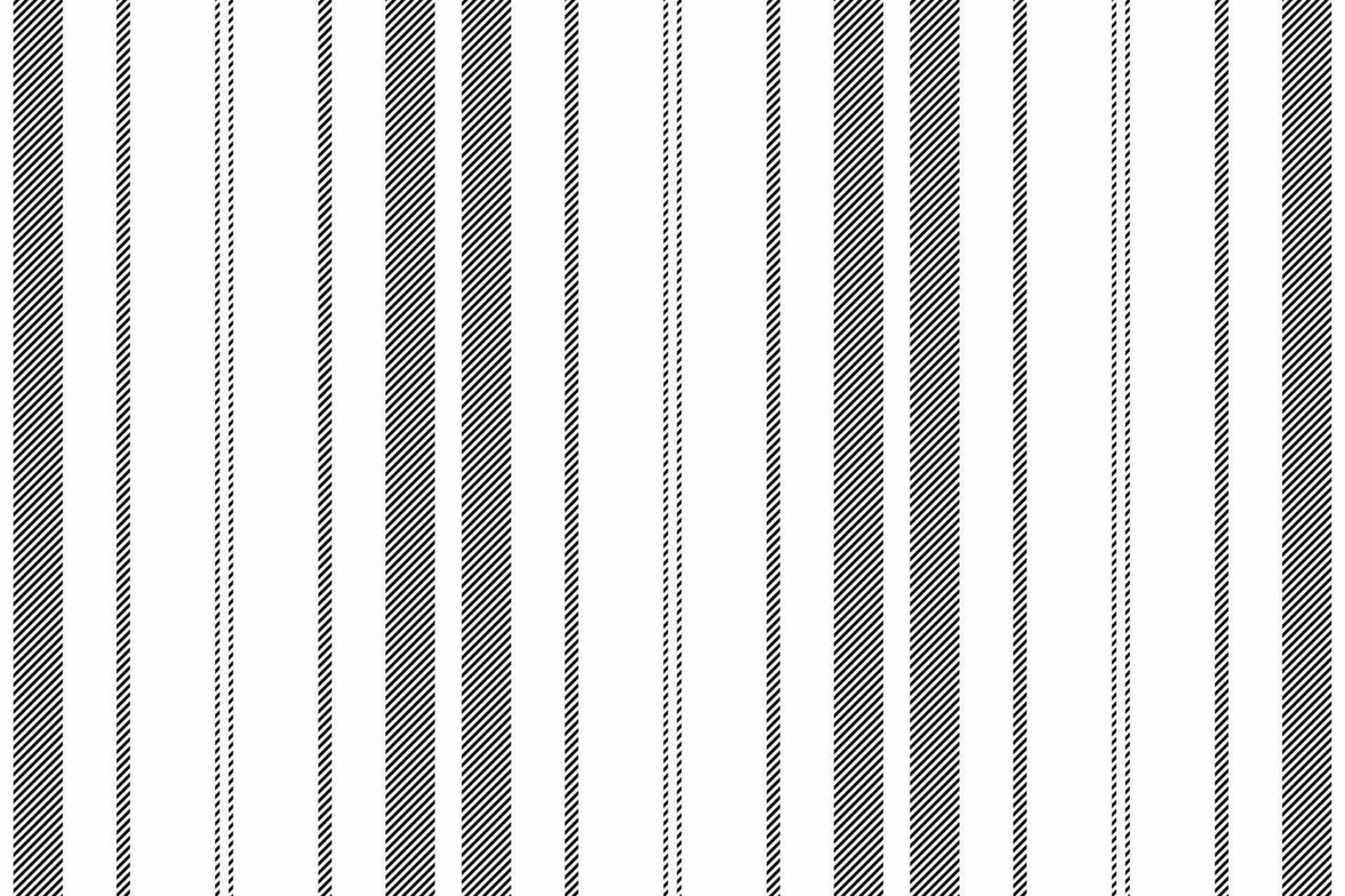 Stripe pattern background of fabric vector texture with a seamless vertical lines textile.
