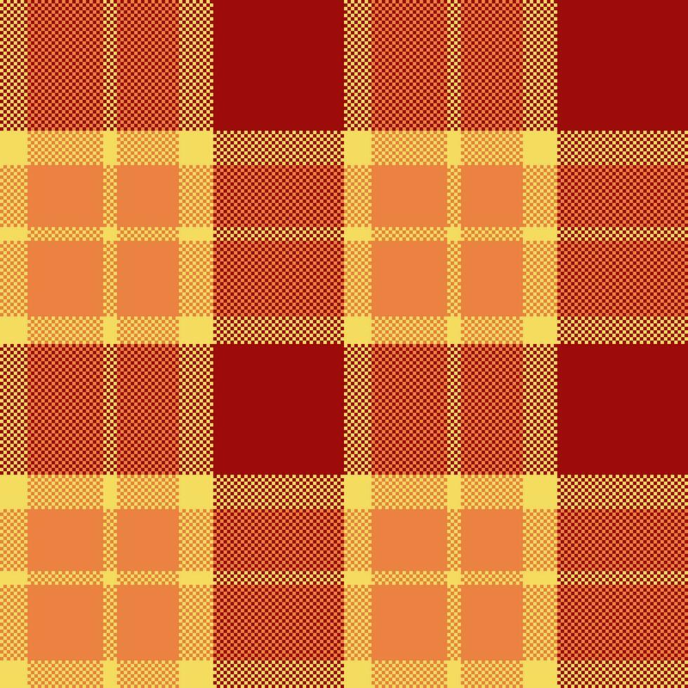 Vector pattern textile of seamless texture background with a tartan plaid fabric check.