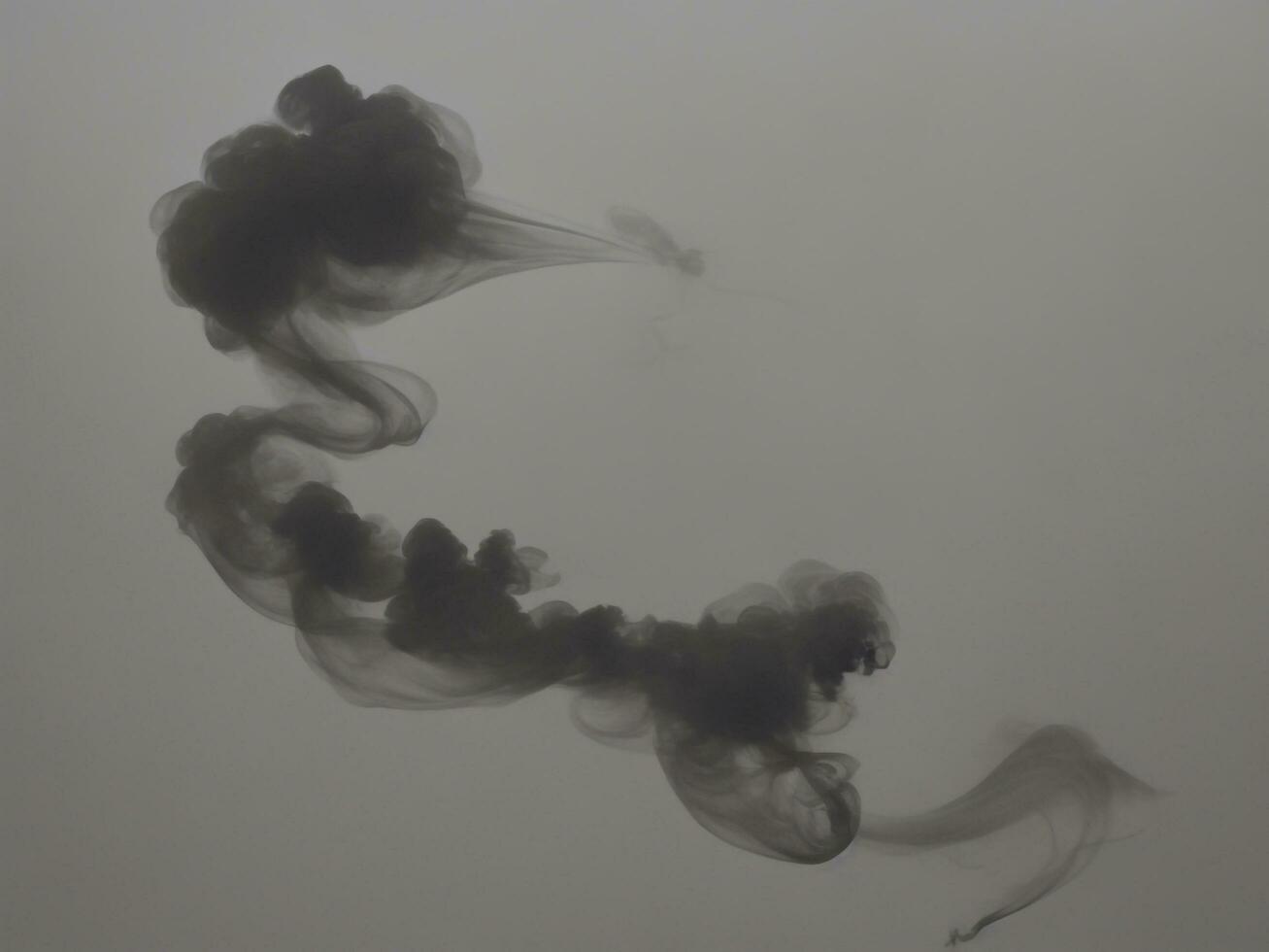 smoke beautiful close up image ai generated photo