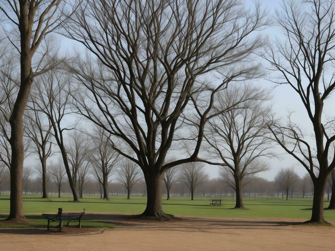 árbol hermosa cerca arriba imagen ai generado foto