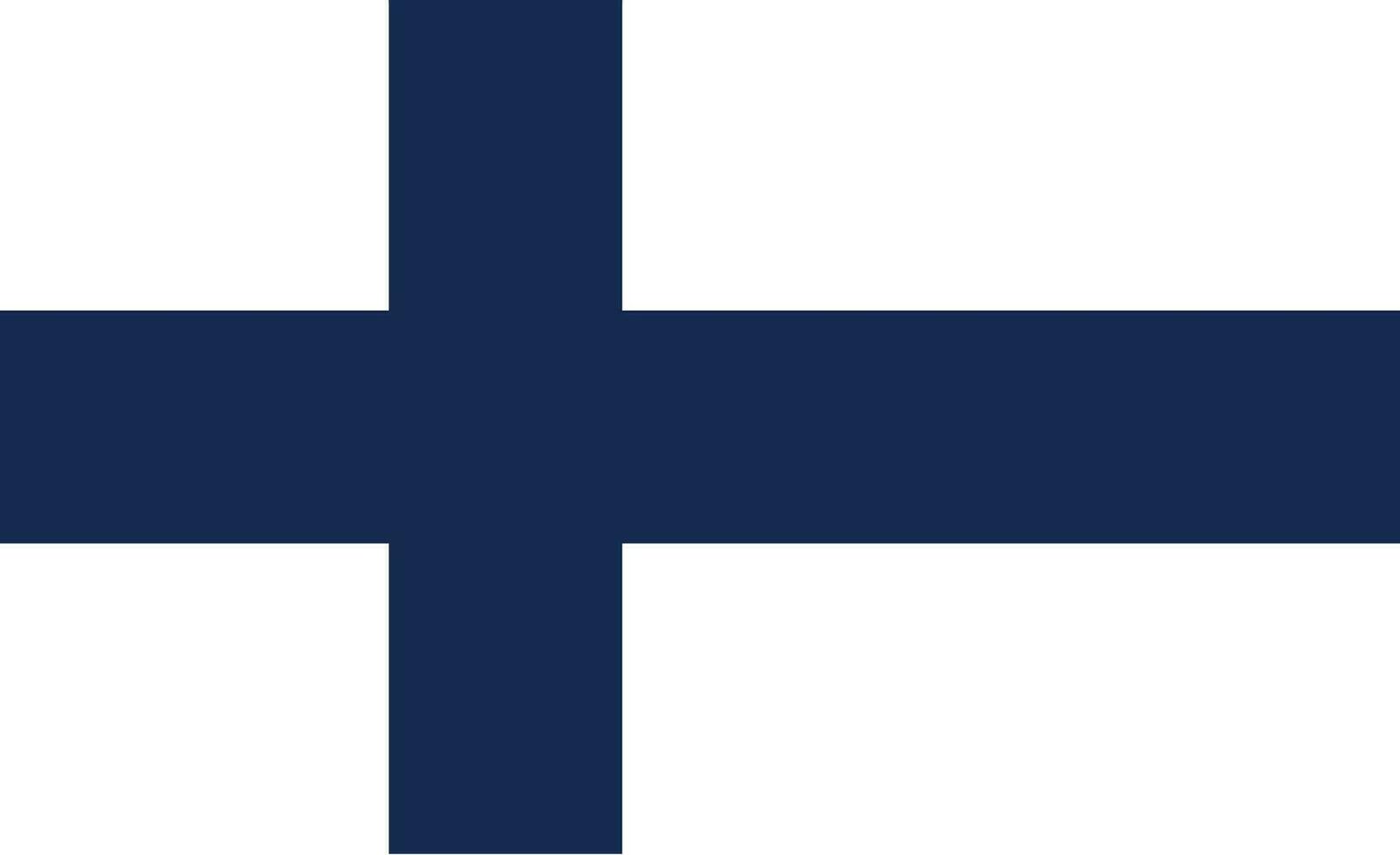 Finland flag vector illustration with official colors and accurate proportion