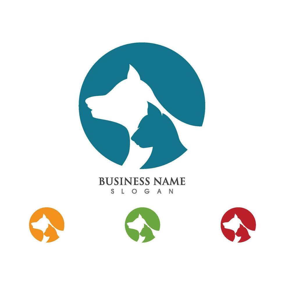 Paw Logo design vector illustration