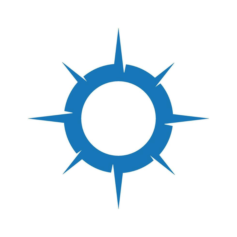 Compass vector icon illustration