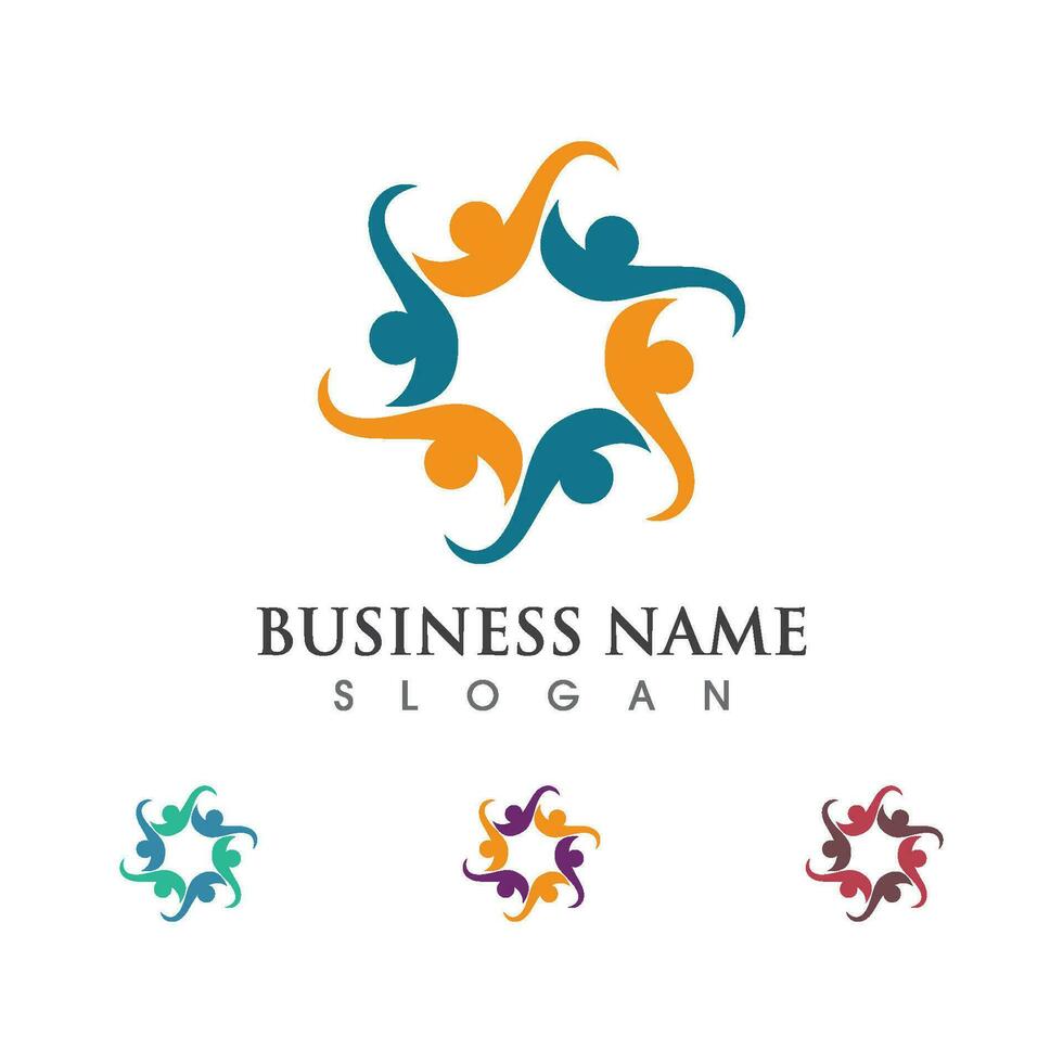 Community, network and social icon vector