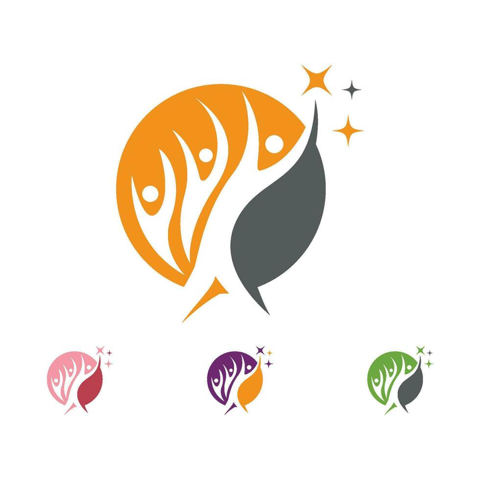 Community, network and social icon vector
