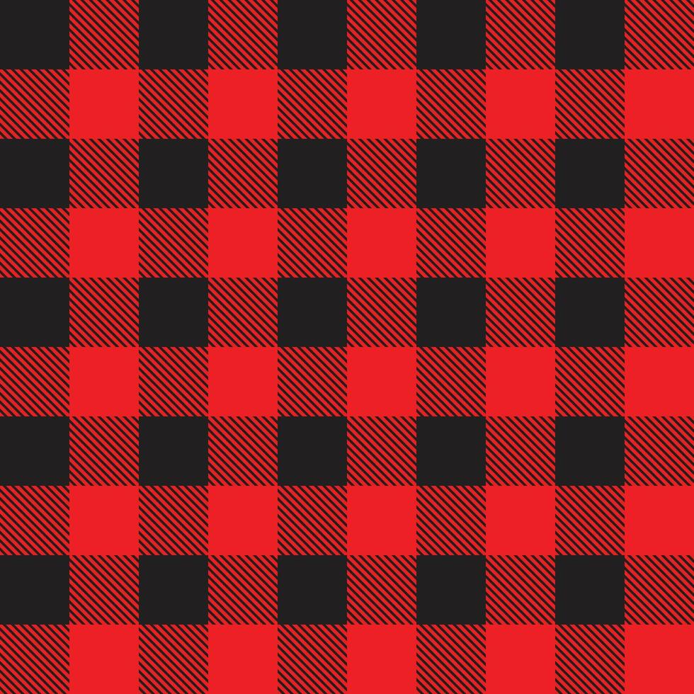 Seamless check plaid pattern background. Christmas decorating theme. vector