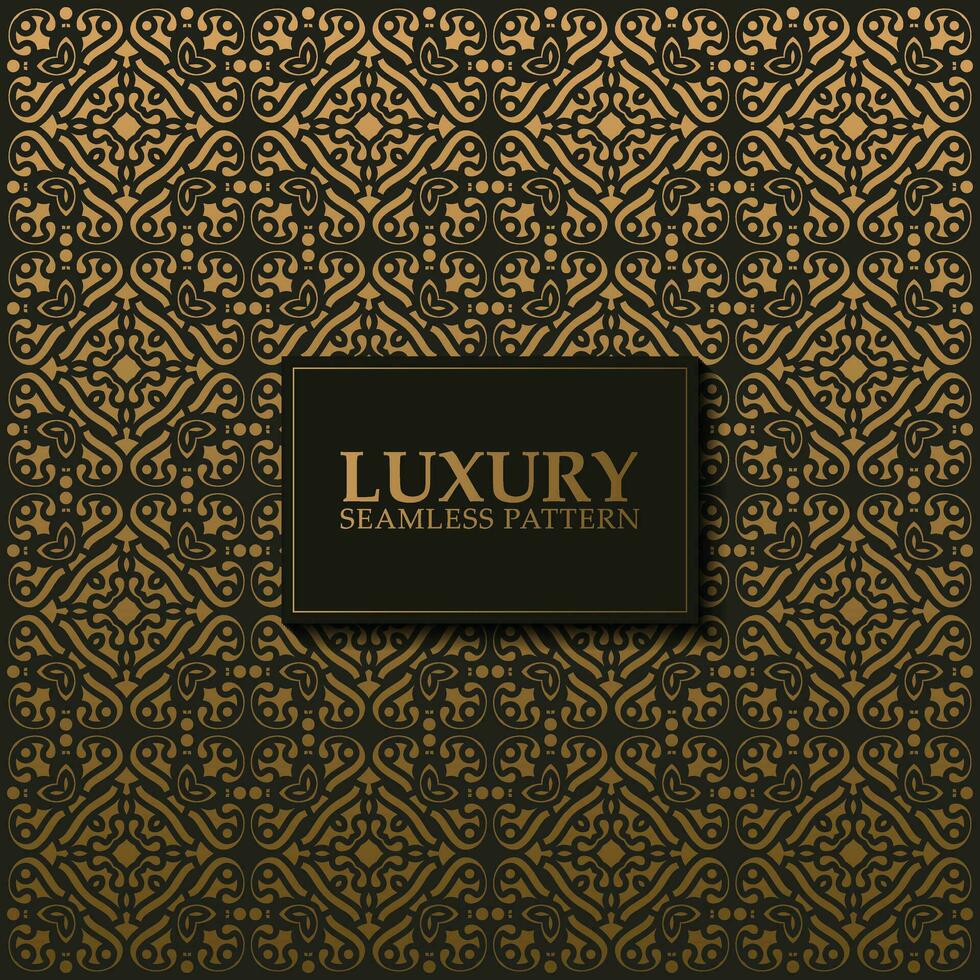 luxury dark seamless pattern background vector