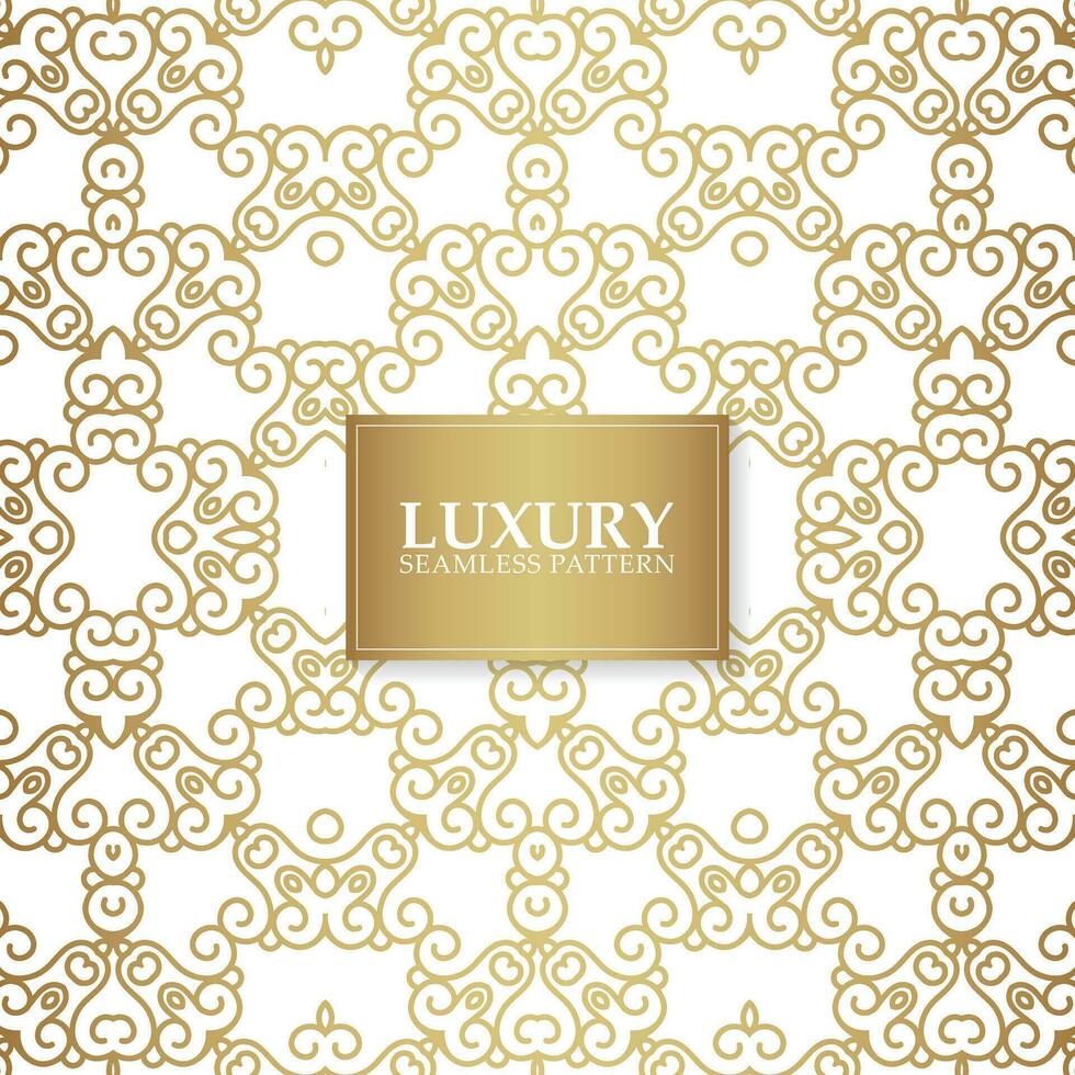 elegant gold abstract line pattern vector