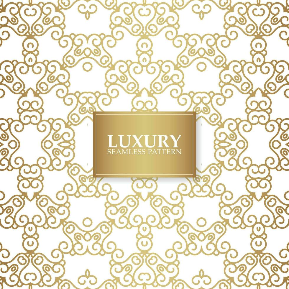 elegant gold abstract line pattern vector